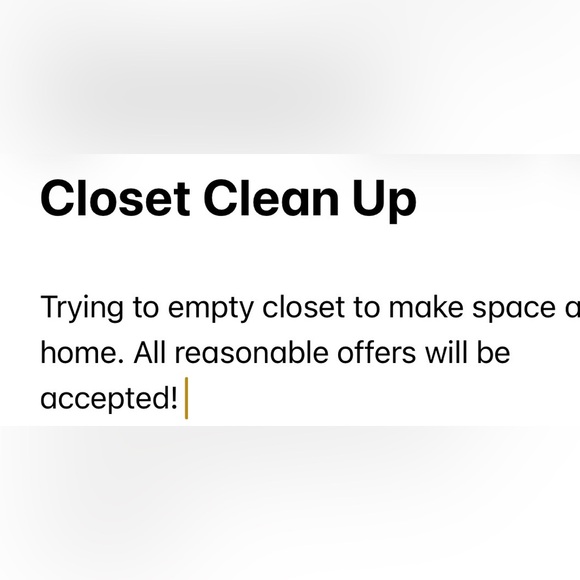 Closet Clean Up Sign - Picture 1 of 1